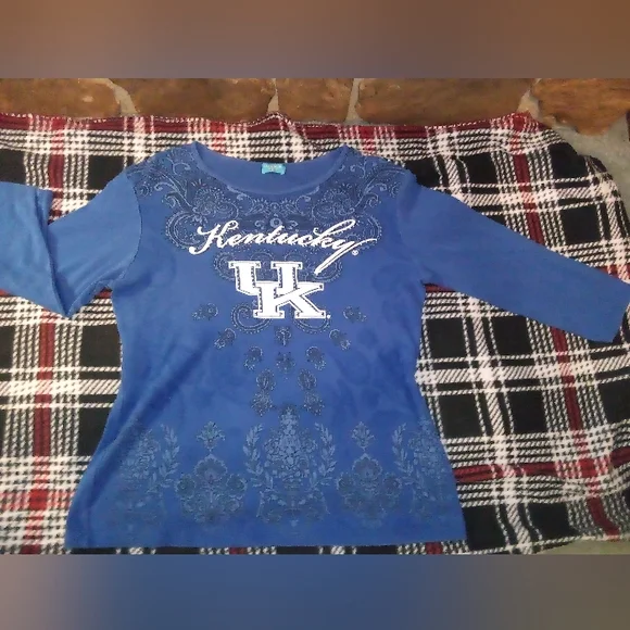 UK Rhinestone Long Sleeve Tee - Picture 5 of 6